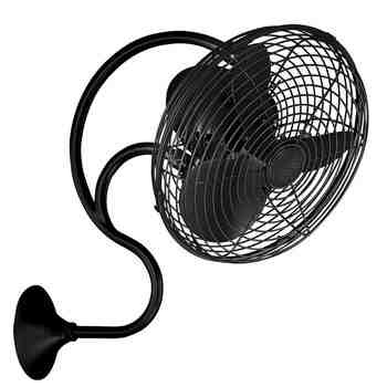 Harmony Fan, Matte Black