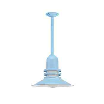 12" Cherokee LED, 715-Delphite Blue, FST-Frosted Glass