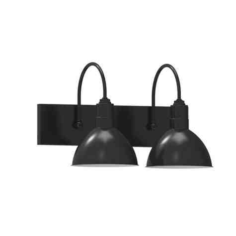 10" Wilcox Vanity Sconce, 100-Black