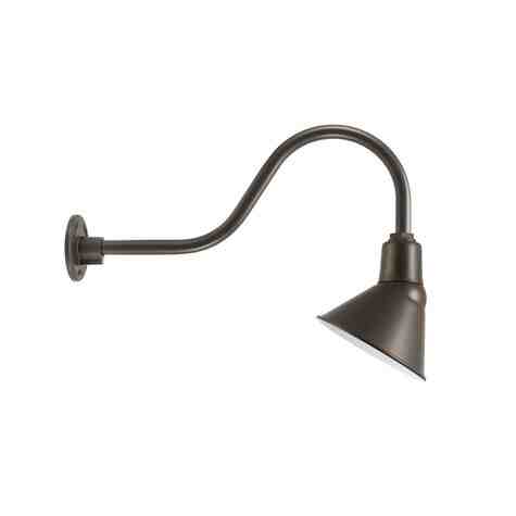 10" Fire Chief, 600-Bronze, G22 Gooseneck Arm
